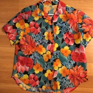 Sheer Floral blouse